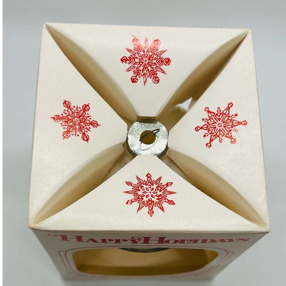 VTG Currier & Ives Sleigh Race Glass Ornament In Box Happy Holidays Collection - Picture 5 of 7